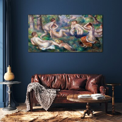 Tableau imprimé sur verre Du plaisir dans le jardin