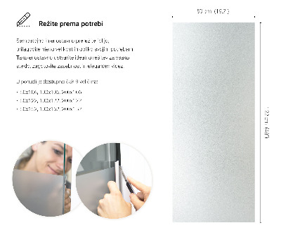 Film pour vitrage laiteux semi-transparent