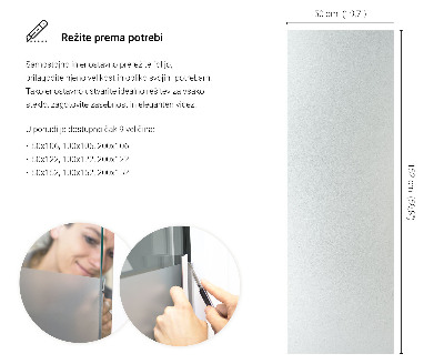 Film pour vitrage laiteux semi-transparent