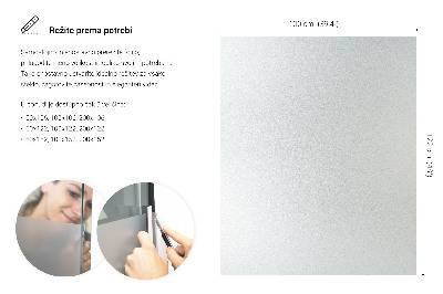 Film pour vitrage laiteux semi-transparent
