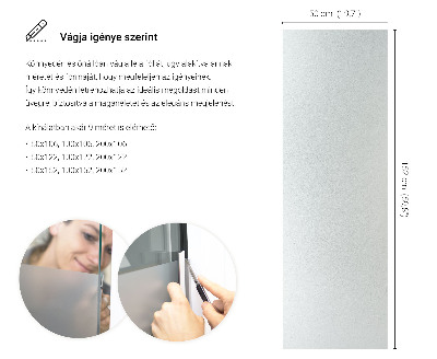 Film pour vitrage laiteux semi-transparent