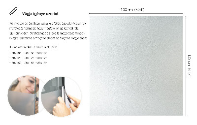 Film pour vitrage laiteux semi-transparent