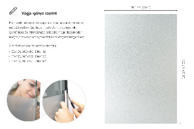Film pour vitrage laiteux semi-transparent