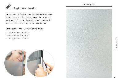Film pour vitrage laiteux semi-transparent