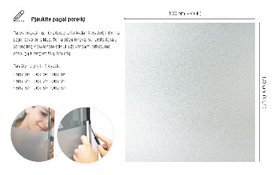 Film pour vitrage laiteux semi-transparent