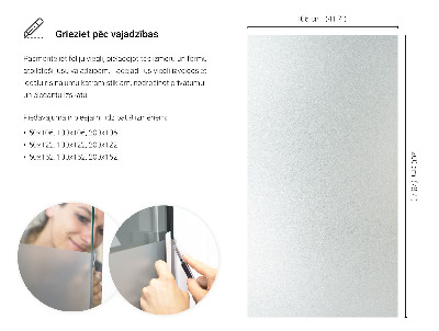 Film pour vitrage laiteux semi-transparent