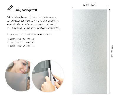 Film pour vitrage laiteux semi-transparent