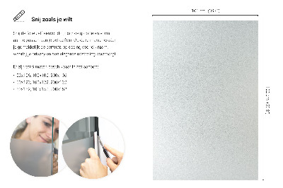 Film pour vitrage laiteux semi-transparent
