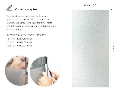 Film pour vitrage laiteux semi-transparent