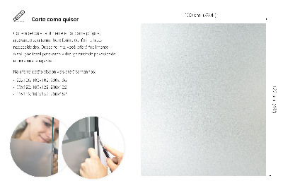 Film pour vitrage laiteux semi-transparent