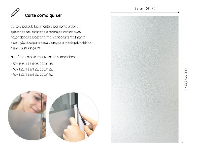 Film pour vitrage laiteux semi-transparent