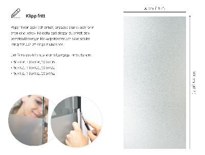Film pour vitrage laiteux semi-transparent