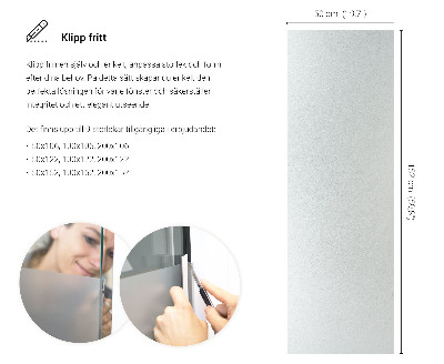 Film pour vitrage laiteux semi-transparent