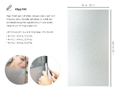 Film pour vitrage laiteux semi-transparent