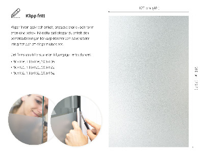 Film pour vitrage laiteux semi-transparent