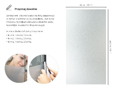 Film pour vitrage laiteux semi-transparent