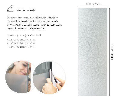 Film pour vitrage laiteux semi-transparent