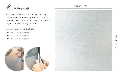 Film pour vitrage laiteux semi-transparent
