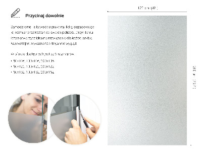 Film pour vitrage laiteux semi-transparent