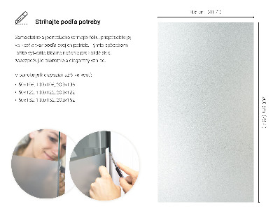 Film pour vitrage laiteux semi-transparent