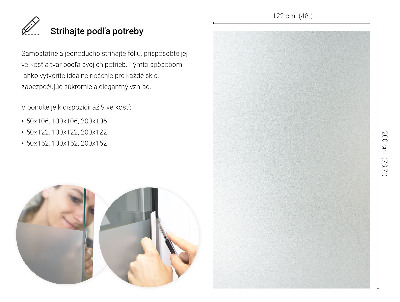 Film pour vitrage laiteux semi-transparent