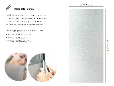 Film pour vitrage laiteux semi-transparent
