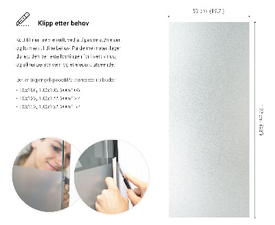 Film pour vitrage laiteux semi-transparent