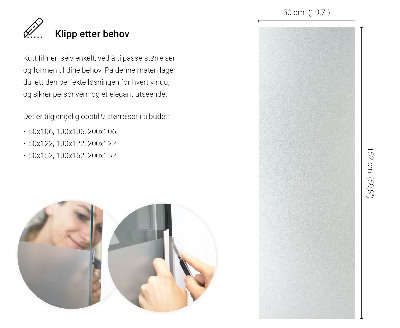 Film pour vitrage laiteux semi-transparent