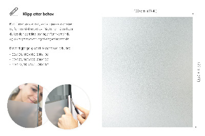 Film pour vitrage laiteux semi-transparent