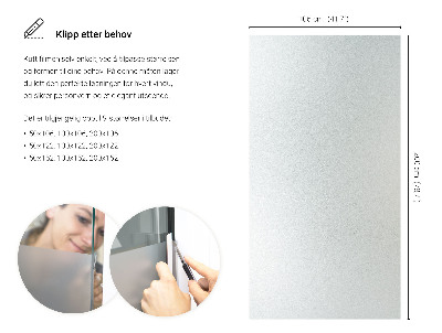 Film pour vitrage laiteux semi-transparent