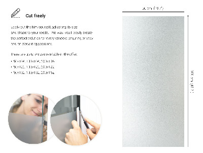 Film pour vitrage laiteux semi-transparent