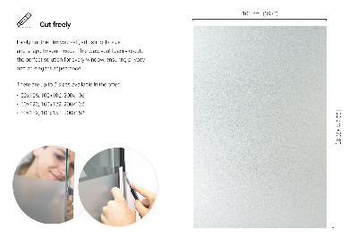 Film pour vitrage laiteux semi-transparent