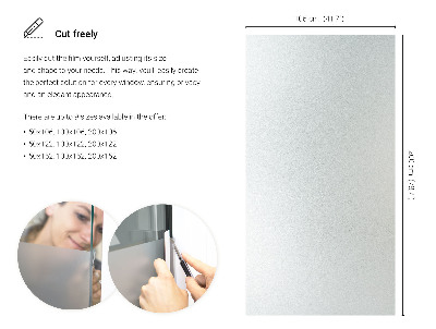 Film pour vitrage laiteux semi-transparent