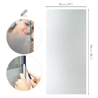 Film pour vitrage laiteux semi-transparent