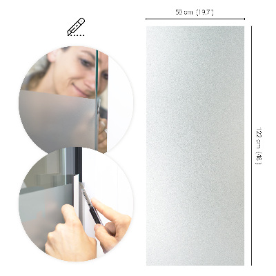 Film pour vitrage laiteux semi-transparent