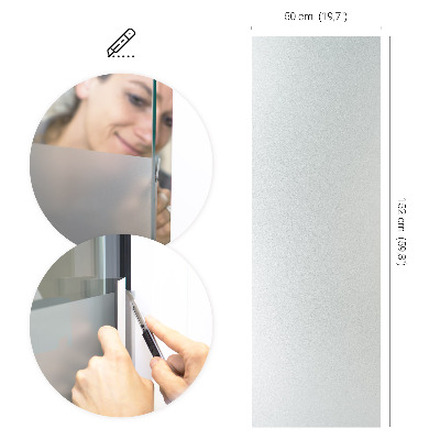 Film pour vitrage laiteux semi-transparent