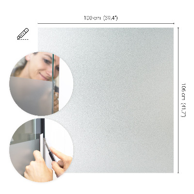Film pour vitrage laiteux semi-transparent