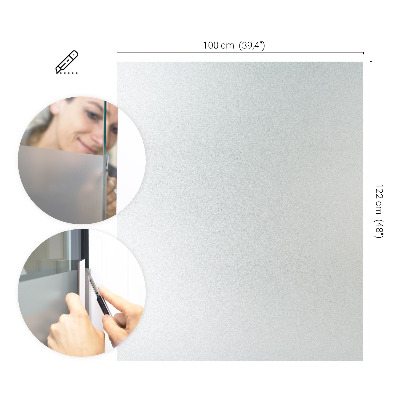Film pour vitrage laiteux semi-transparent