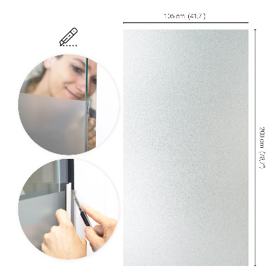 Film pour vitrage laiteux semi-transparent