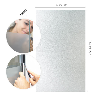 Film pour vitrage laiteux semi-transparent