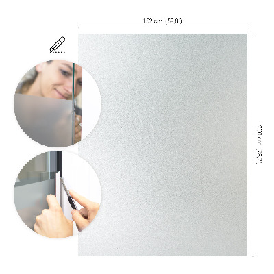 Film pour vitrage laiteux semi-transparent