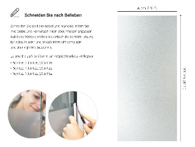 Film pour vitrage laiteux semi-transparent