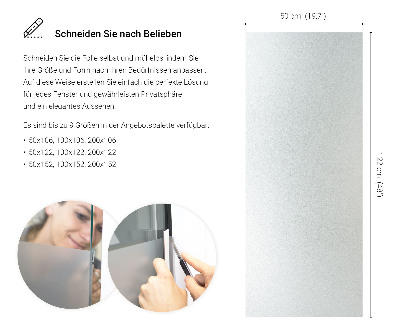 Film pour vitrage laiteux semi-transparent