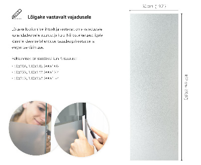 Film pour vitrage laiteux semi-transparent