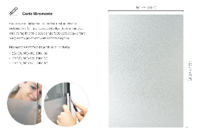 Film pour vitrage laiteux semi-transparent