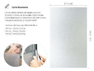 Film pour vitrage laiteux semi-transparent