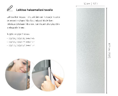 Film pour vitrage laiteux semi-transparent
