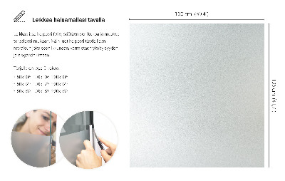 Film pour vitrage laiteux semi-transparent