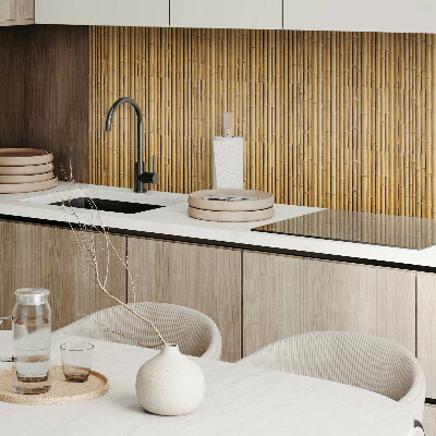 Panneau mural pvc Texture naturelle du bambou