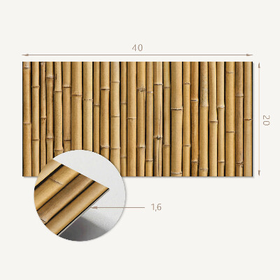 Panneau mural pvc Texture naturelle du bambou
